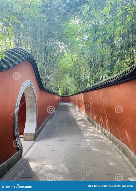 Templo De Wuhou Chengdu Sichuan China Foto De Stock Imagem De