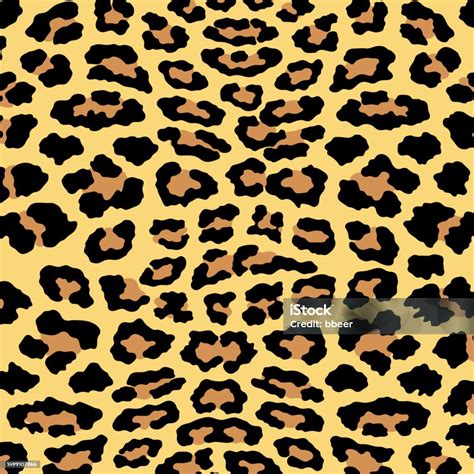 Leopard Print Pattern Animal Seamless Stock Illustration Download