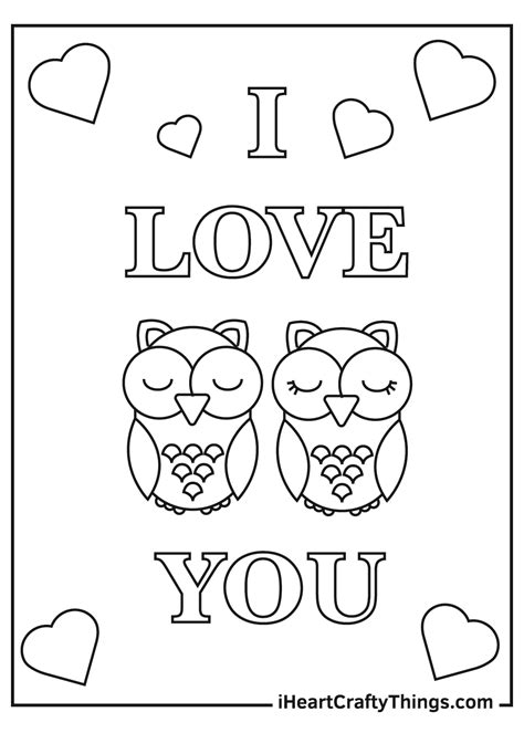 Printable Love Coloring Pages