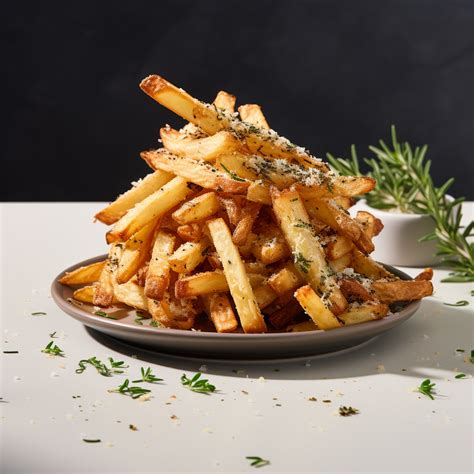 Air Fryer Garlic Parmesan Truffle Fries The Spice Girl Kitchen