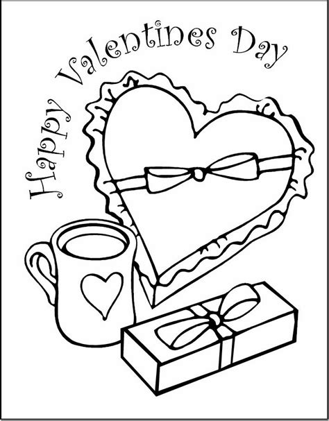 Valentine Coloring Pages Free Printable