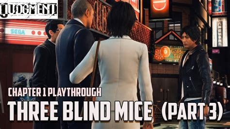 Judgment Story Playthrough Three Blind Mice Part 3 YouTube