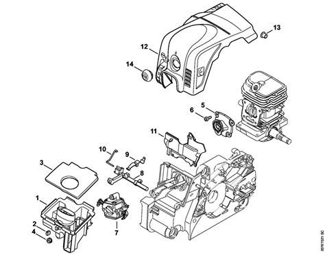 Unveiling The Inner Workings Of The Stihl Ms Z With Parts Diagram