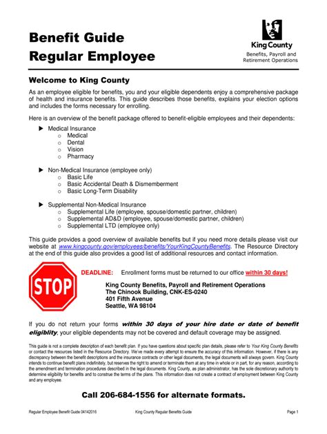 Fillable Online Kingcounty Regular Employee Kingcounty Fax Email