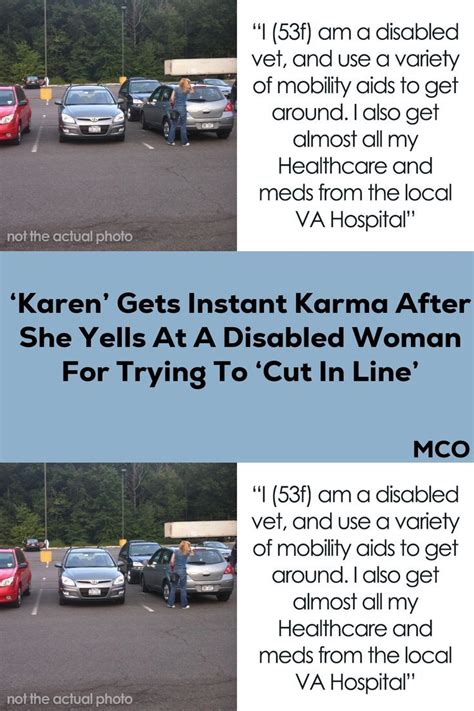 ‘karen Gets Instant Karma After She Yells At A Disabled Woman For Trying To ‘cut In Line