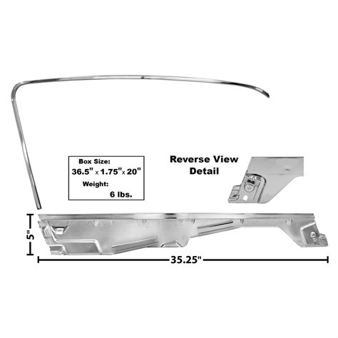 1965 1966 Ford Mustang Door Window Frame Kit Dr Side F B