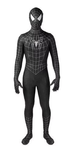 Traje De Fiesta Cosplay Disfraz De Spiderman Negro Cuotas sin interés