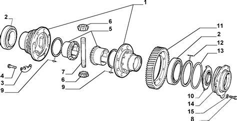 21220 00 DIFFERENTIAL GEARS LANCIA LYBRA BZ 1999 2005 FIAT EPER