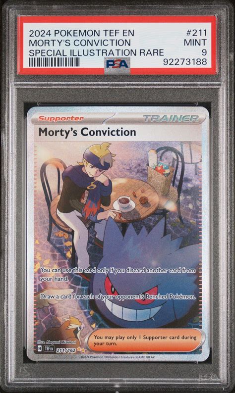 Pokemon Tef En Temporal Forces Morty S Conviction Psa Gamestop