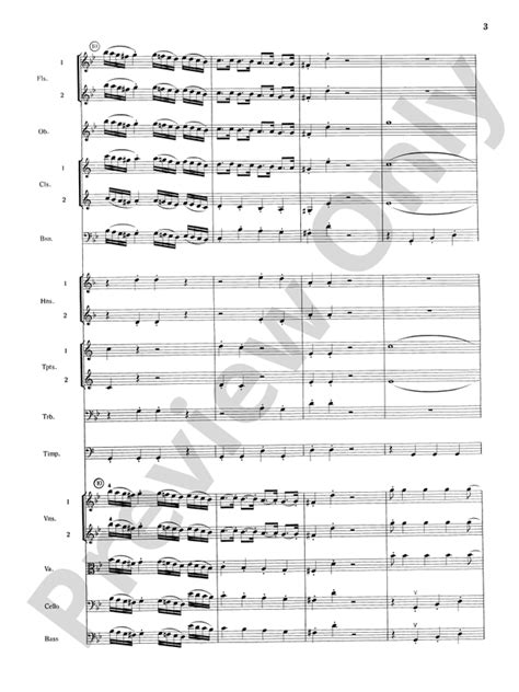 Mozart's Symphony No. 25 in G Minor, 1st & 2nd Movements: Score: Full ...