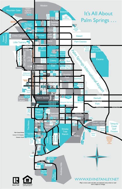 Map Of Palm Springs Ca Neighborhoods Printable Templates Free