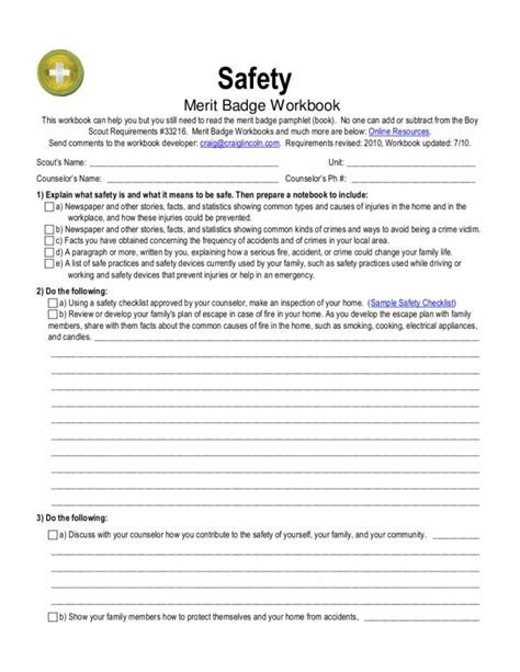 Merit Badge Worksheets Fill Out And Sign Online Dochub Worksheets Library