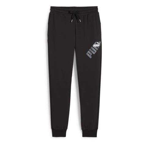 Puma Power Graphic Cl Sweat Pants Black Dressinn