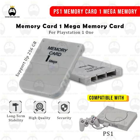 PS1 Memory Card 1 Mega Memory Card For Playstation 1 One PS1 PSX Game Useful [ready stock] | Lazada