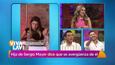 Hijas de Sergio Mayer revela lo que le da vergüenza de su papá Vídeo