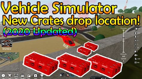 New Crates Location In Roblox Vehicle Simulator 2020 Updated YouTube