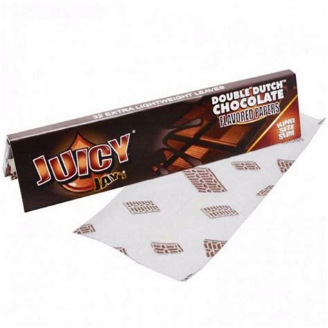 Juicy Jays King Size Double Dutch Chocolate Flavored Rolling Papers