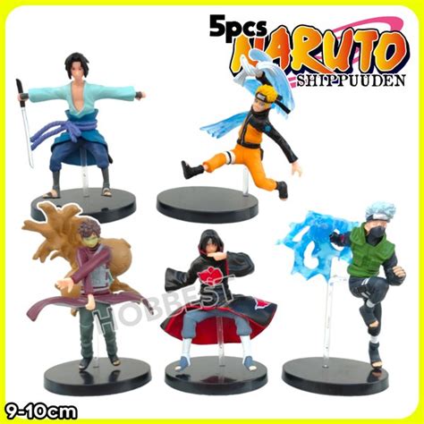 Jual Action Figure Naruto Isi Pcs Miniatur Topper Pajangan Sasuke