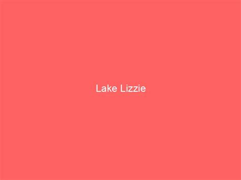 Lake Lizzie Information And Guide Lakefront Home Finder