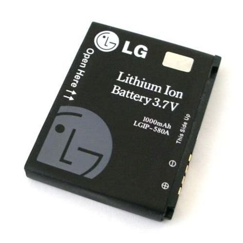 Replacement OEM LG 3 7v 1000mah Lithium Ion Battery Lgip 580a For Sale