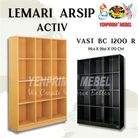 Jual Lemari Arsip Activ Vast Bc R Rak Buku Rak Serbaguna Minimalis