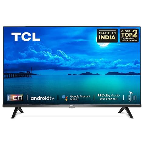 TCL 32 Inches HD Ready Certified Android Smart LED TV 32S65A Black At