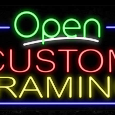 Custom Framing Open Neon Signs Neonsign