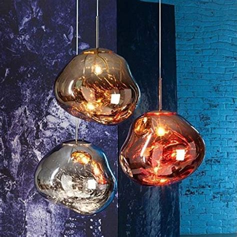 Modern Galvanisering H Nglampor Lava Transparent Glash Ngande Lampa