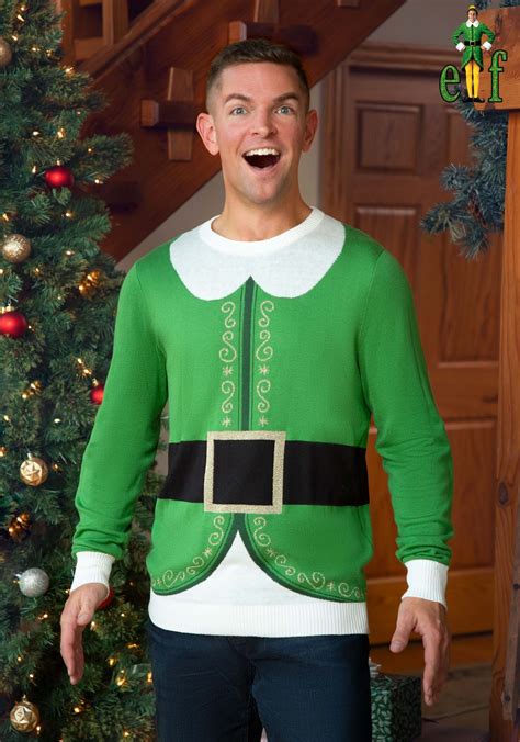 Buddy The Elf Adult Ugly Christmas Sweater