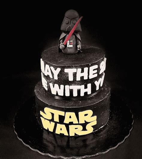 Darth Vader Birthday Cake Ideas Images Pictures