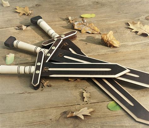 Wooden Swords for Kids 3 Pack Eco-Friendly Wooden Toy CA | Etsy