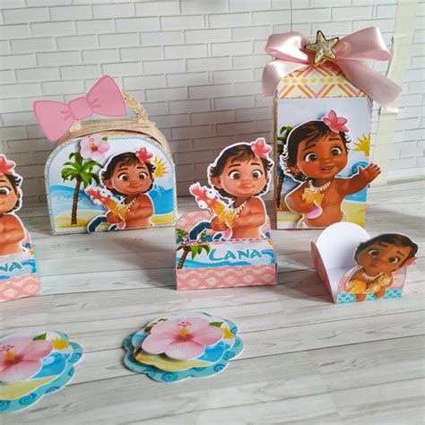 Kit Festa Lembrancinhas Personalizadas Moana Baby Elo