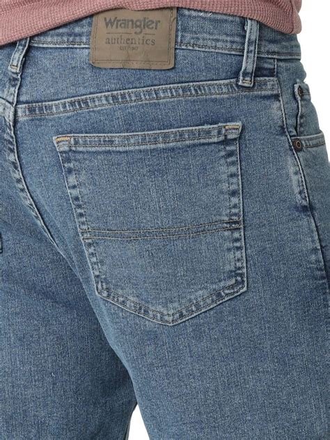 Wrangler Authentics Mens Comfort Flex Waist Relaxed Fit Jean