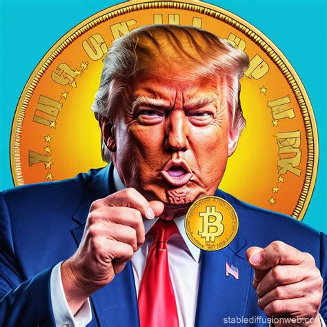 donald trump portrait stable diffusion