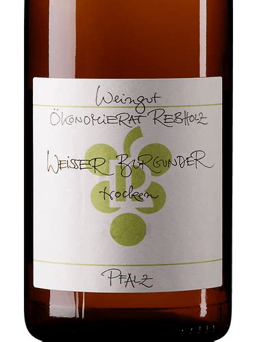 Konomierat Rebholz Weisser Burgunder Trocken Pinot Blanc Dry