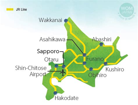 Hokkaido Railway Map