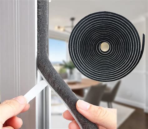 Nnicehts 33ft Weather Stripping Brush For Sliding Windows Doors Frame Side Pile Self Adhesive