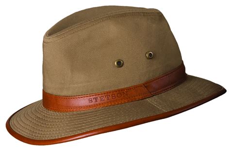 Stetson Topeka Cotton Water Resistant Fedora Hat