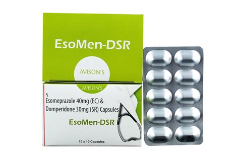 Esomen Dsr Esomeprazole Domperidone S R Capsules Alu Alu