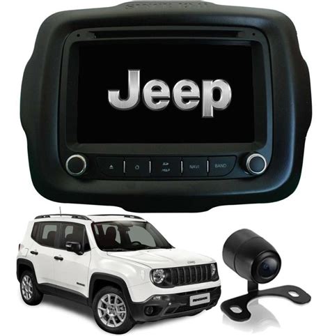 Central Multimídia Jeep Renegade Pcd Blueooth Tv Moldura Frete grátis