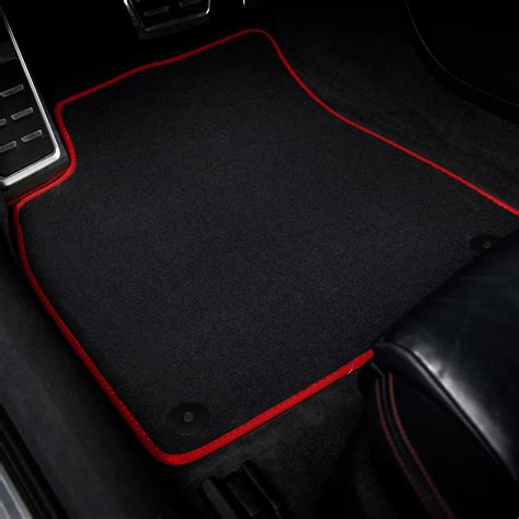 Audi A6/S6 & A7/S7 Floor Mats - C7- Red Edging