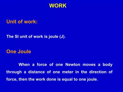 Work in physics | PPT