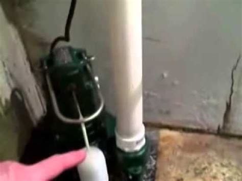 How To Install A Sewage Pump Ejector Pump Youtube