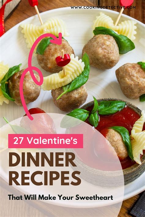 27 Valentine's Dinner Recipes - Cooking Detective