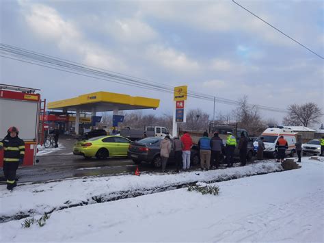 Accident rutier pe DN51 în zona localității Poroschia Info Trafic Romania