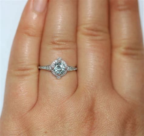 1 Carat Teal Blue Green Unheated Montana Sapphire Engagement Etsy