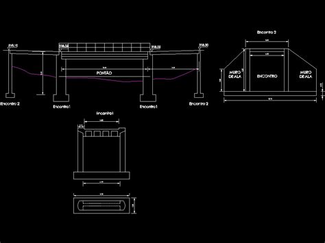 Puente De Hormig N Armado En Autocad Descargar Cad Kb Bibliocad