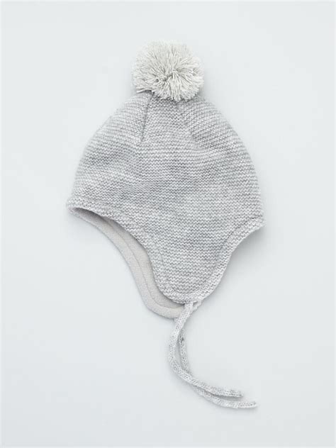 Bonnet péruvien en tricot Gris Kiabi 4 50