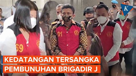 Tersangka Kasus Pembunuhan Brigadir J Tiba Di Pn Jakarta Selatan