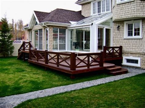 Wooden deck designs